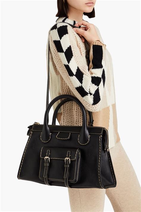 borsa chloe edith usata|Edith leather tote Chloé Black in Leather .